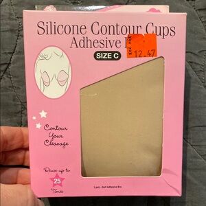 Silicone Contour Cups Adhesive Bra - Size C